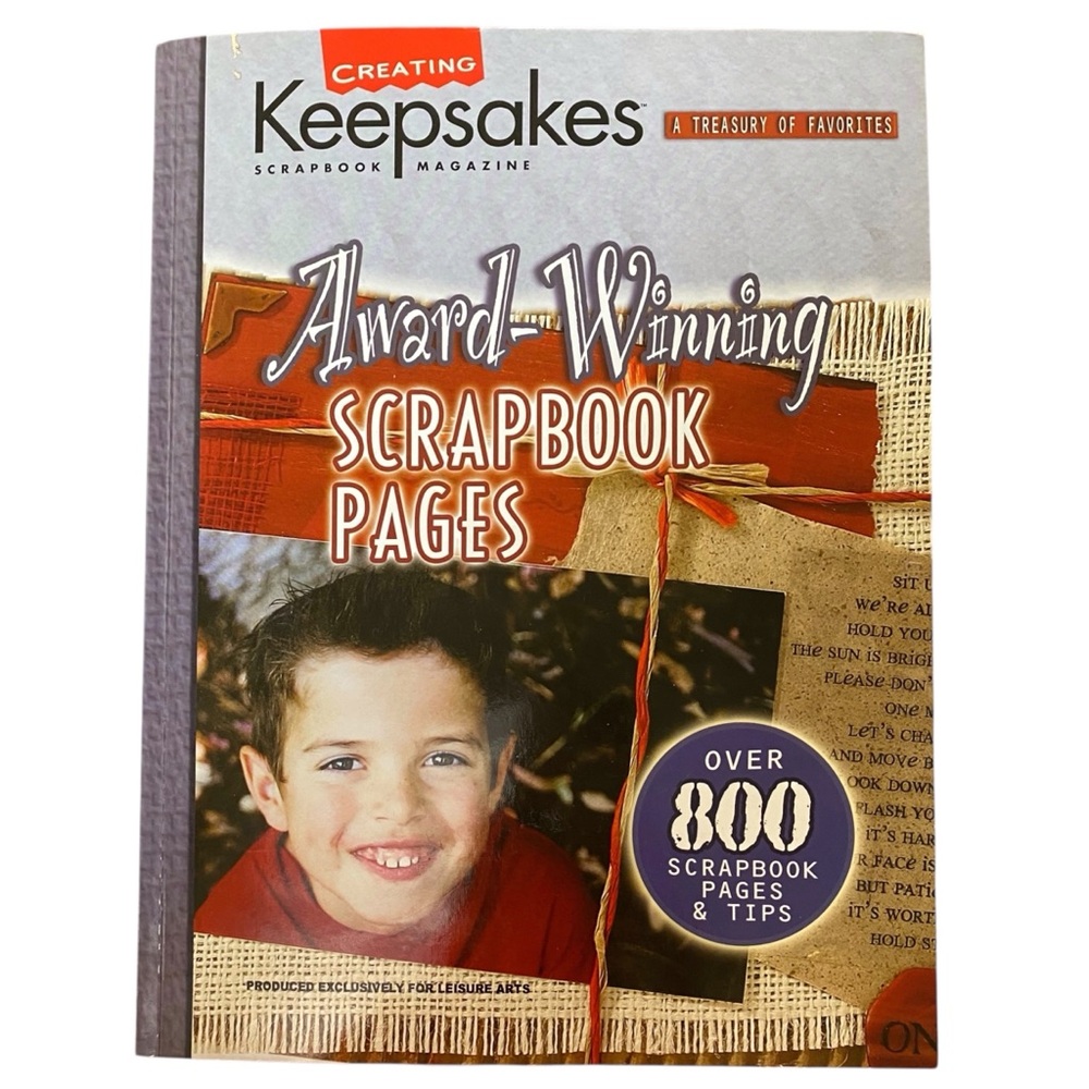 Keepsakes Scrapbook Magazine Award Winning Scrapbook Pages Book
